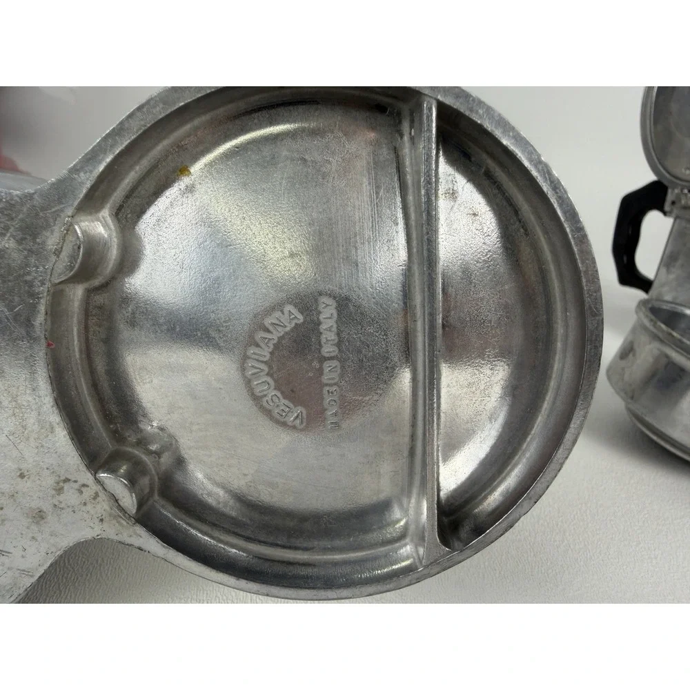 Vintage Vesuviana Stovetop Espresso Coffee Maker Made In Italy, Complete Set.
